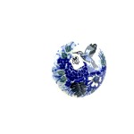 189 Bunzlau Kerstbal U3256 Unikat 189 Bunzlau Kerstbal U3256 Unikat